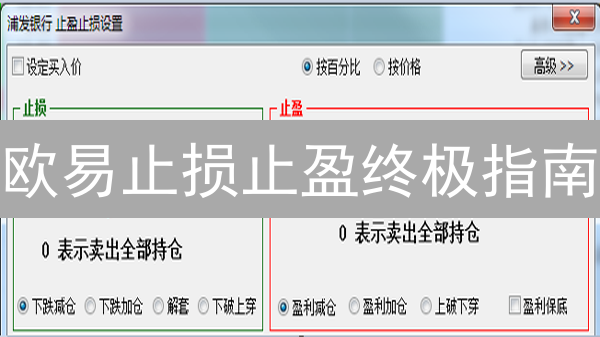 欧易止损止盈终极指南：新手也能稳赚的秘诀！