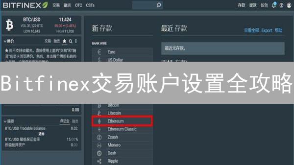 Bitfinex交易账户设置全攻略：新手也能轻松上手？